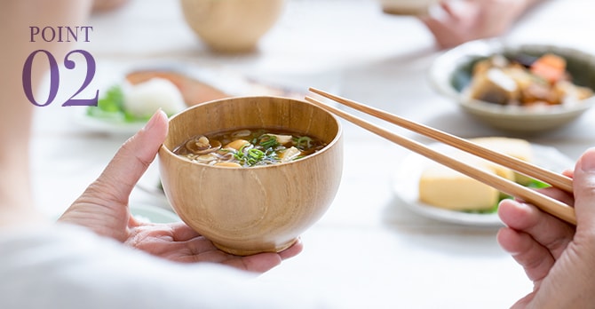 普段の食事から実践できる